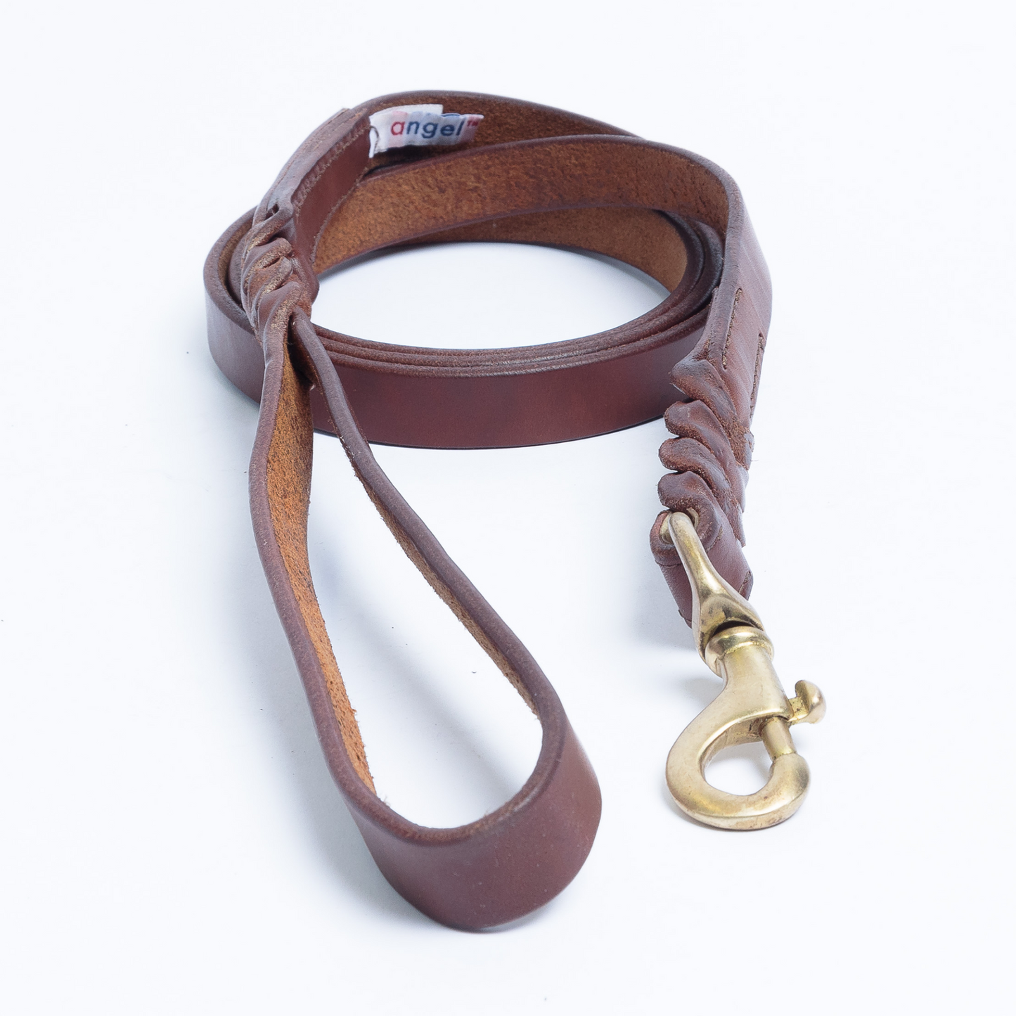 Braided Leather Dog Leash