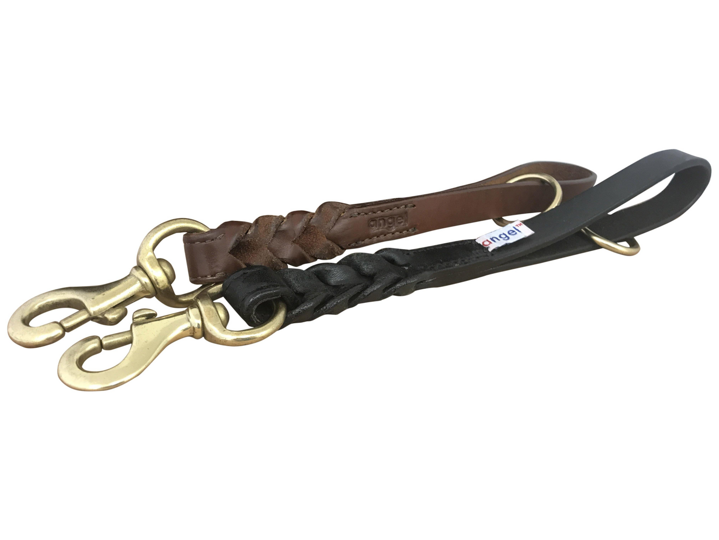 Braided Leather Dog Leash