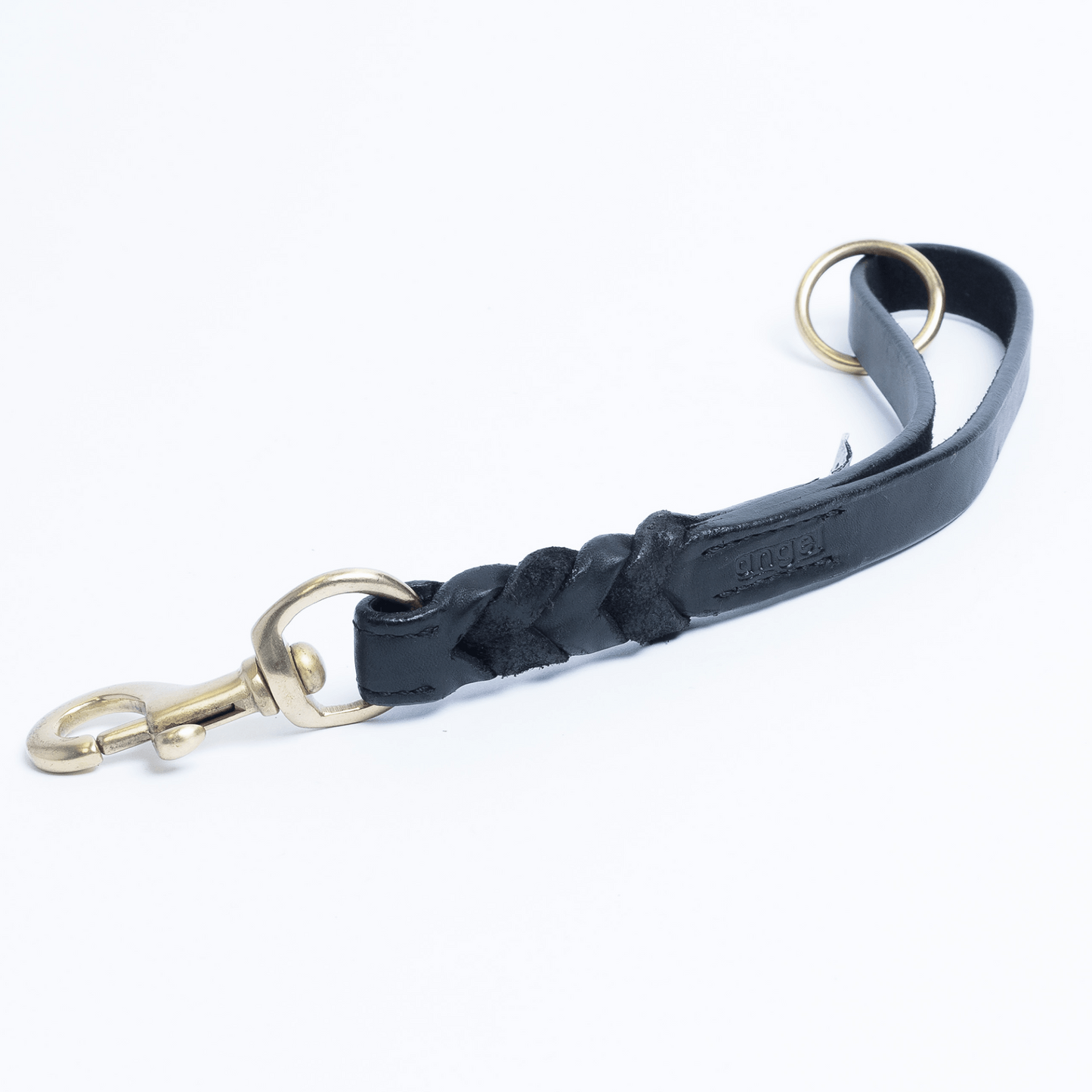 Braided Leather Dog Leash