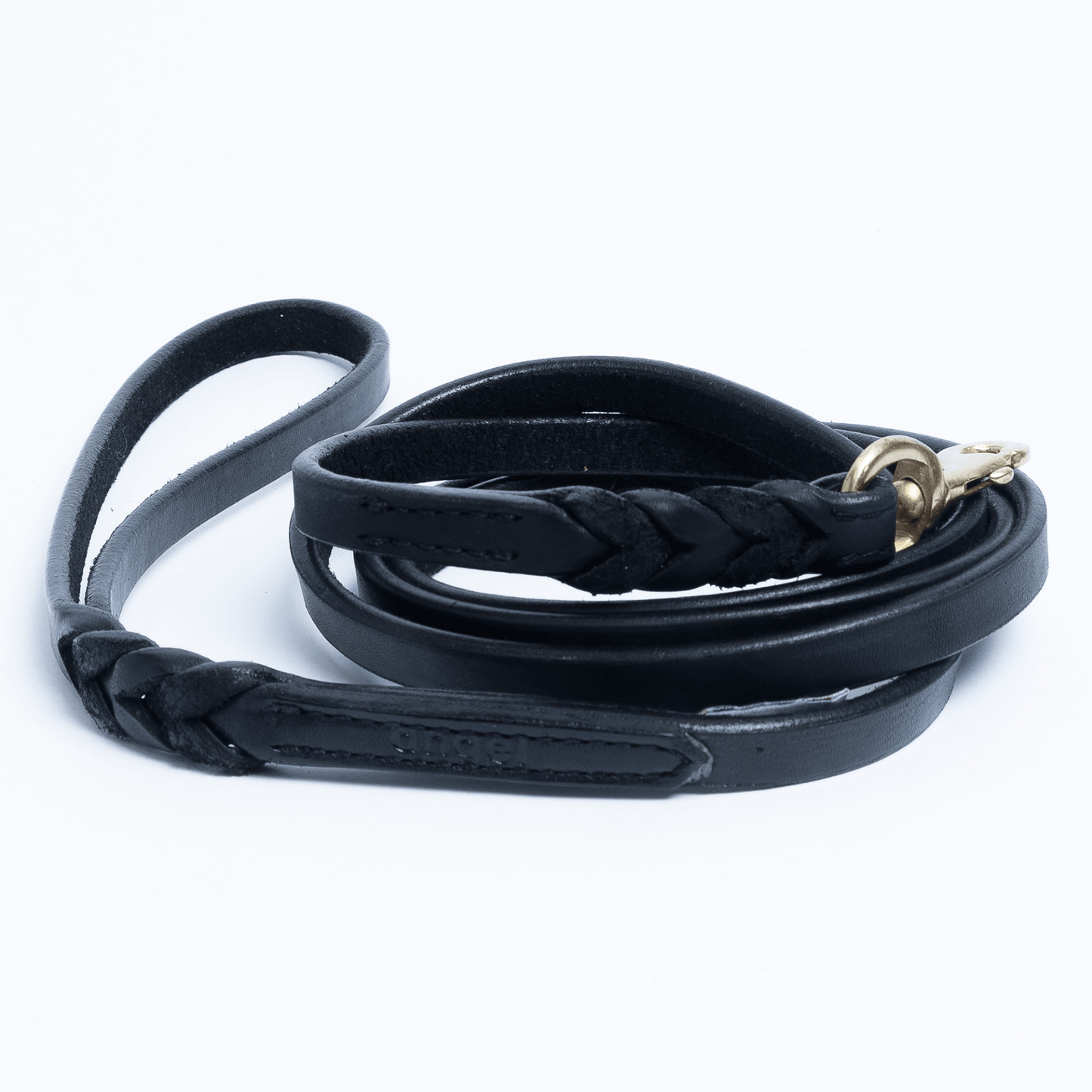 Braided Leather Dog Leash