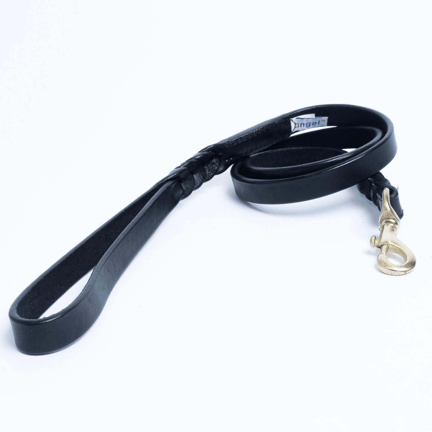 Braided Leather Dog Leash