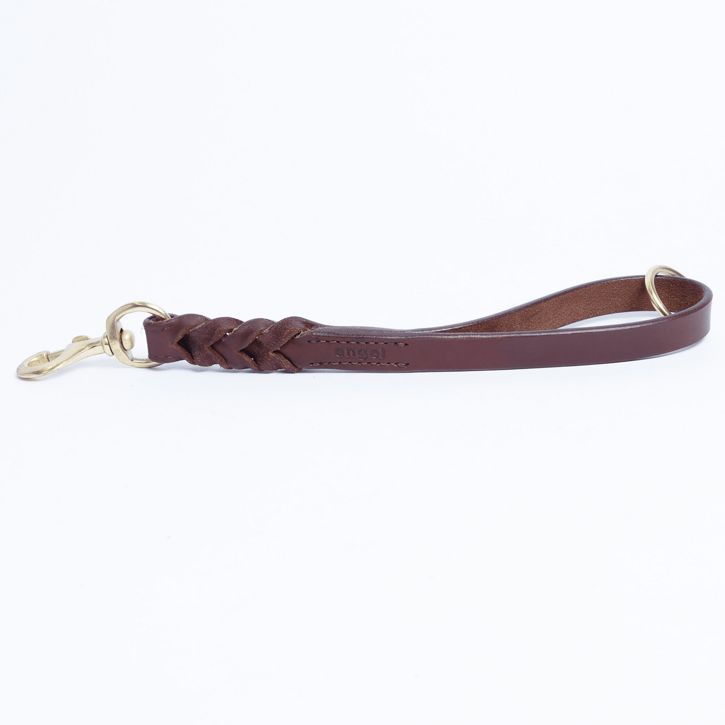 Braided Leather Dog Leash