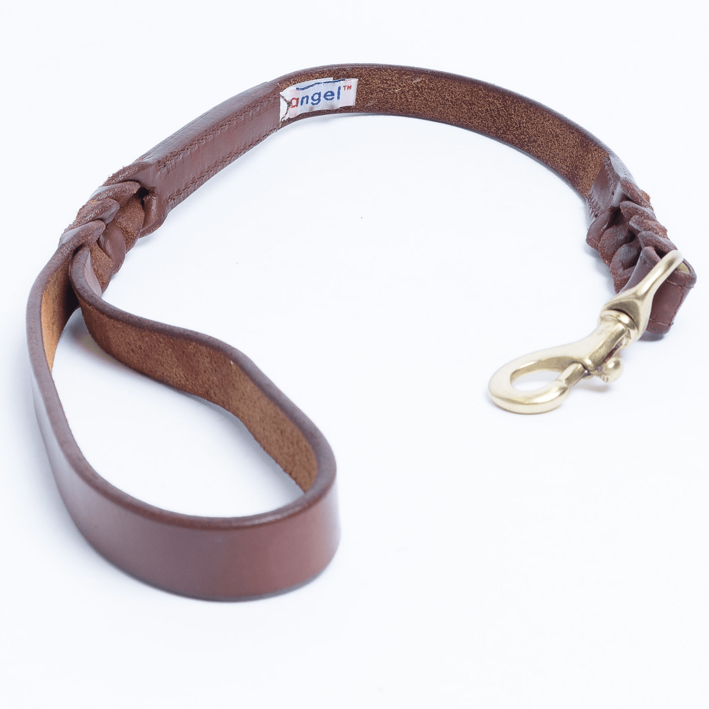 Braided Leather Dog Leash