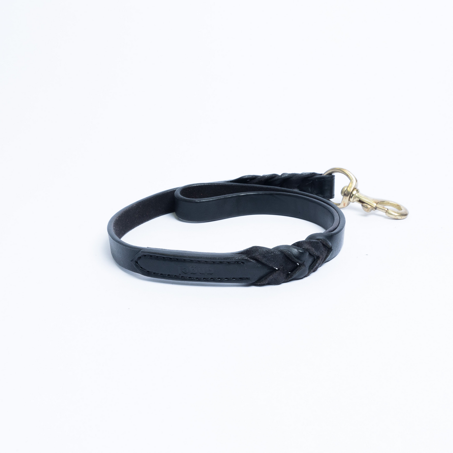 Braided Leather Dog Leash