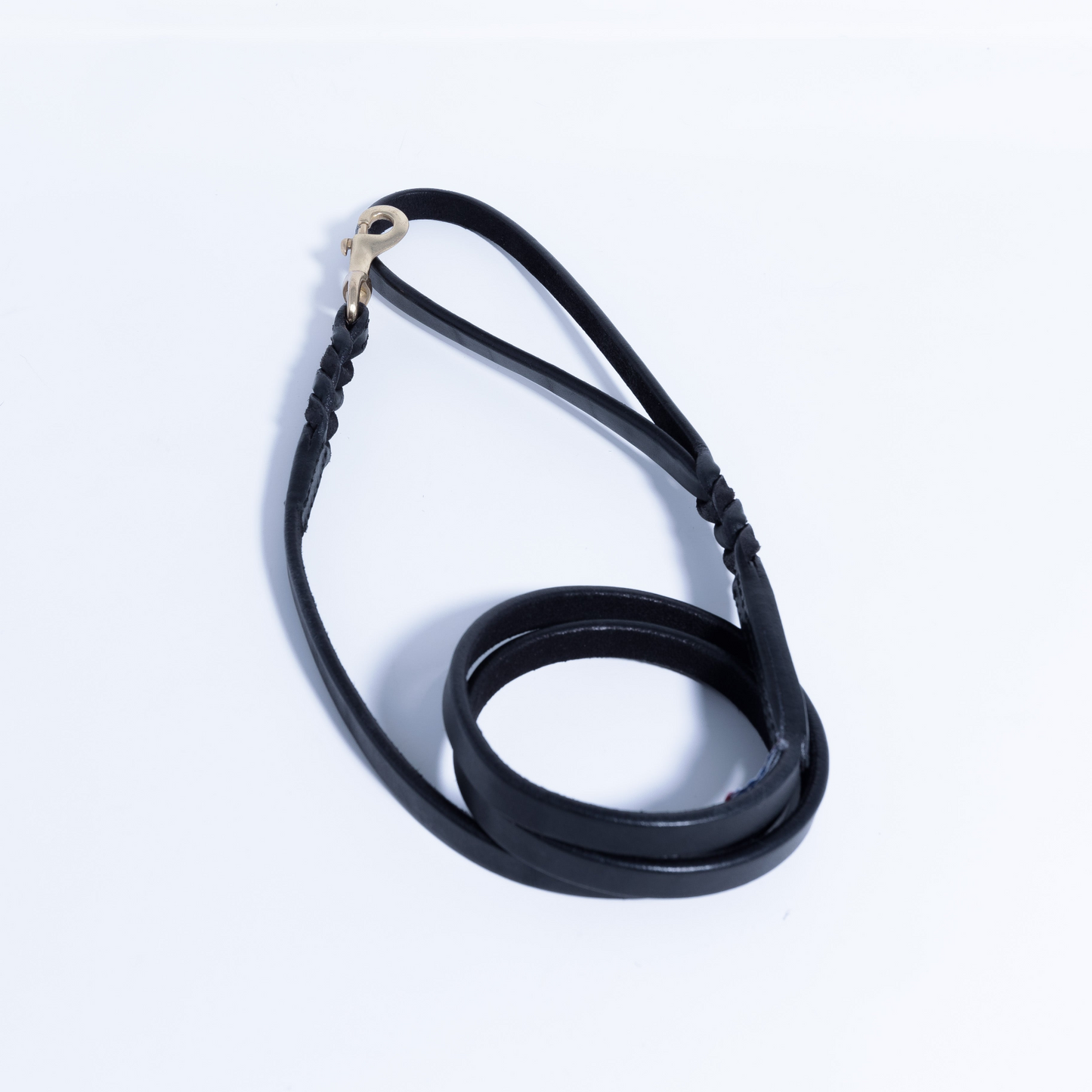 Braided Leather Dog Leash