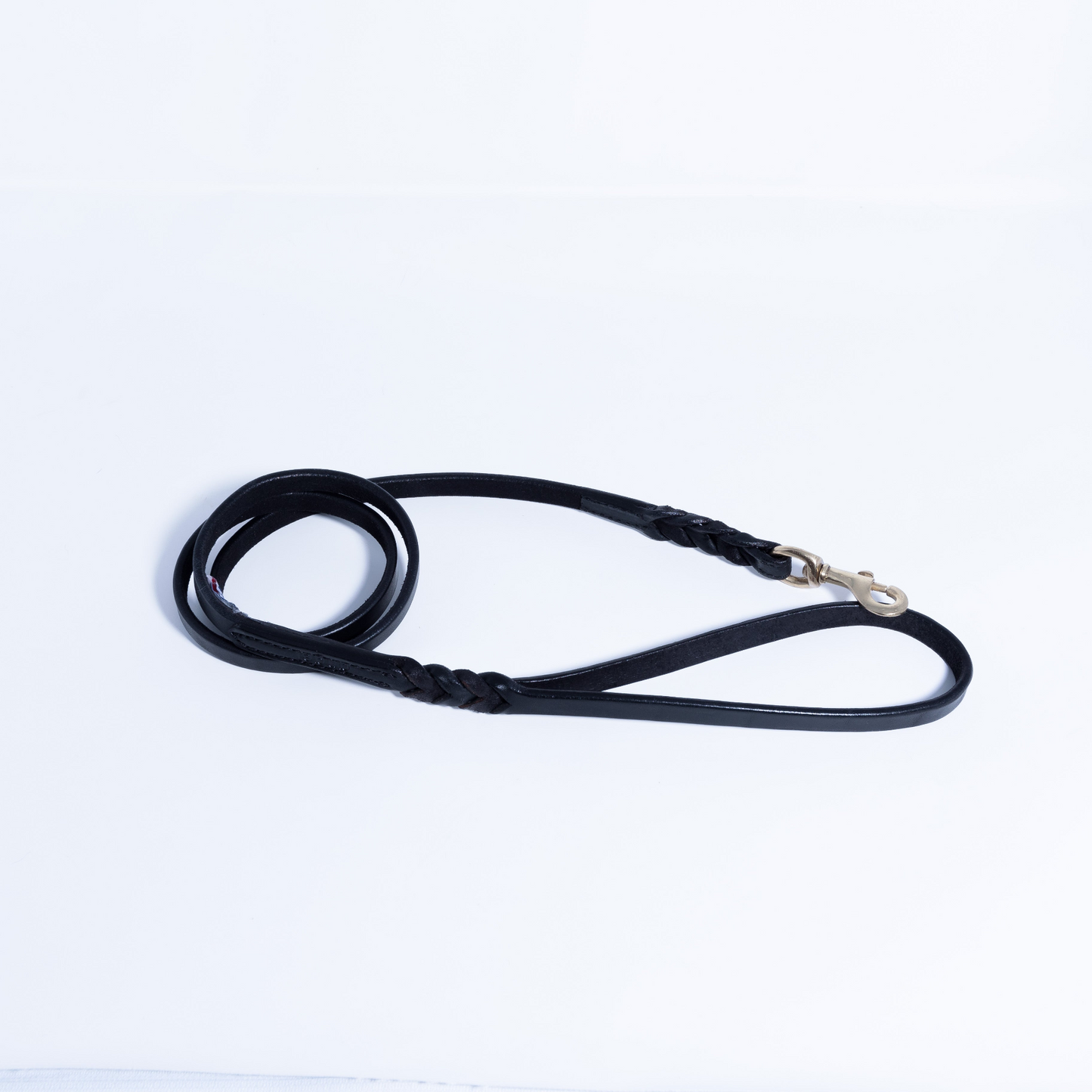 Braided Leather Dog Leash