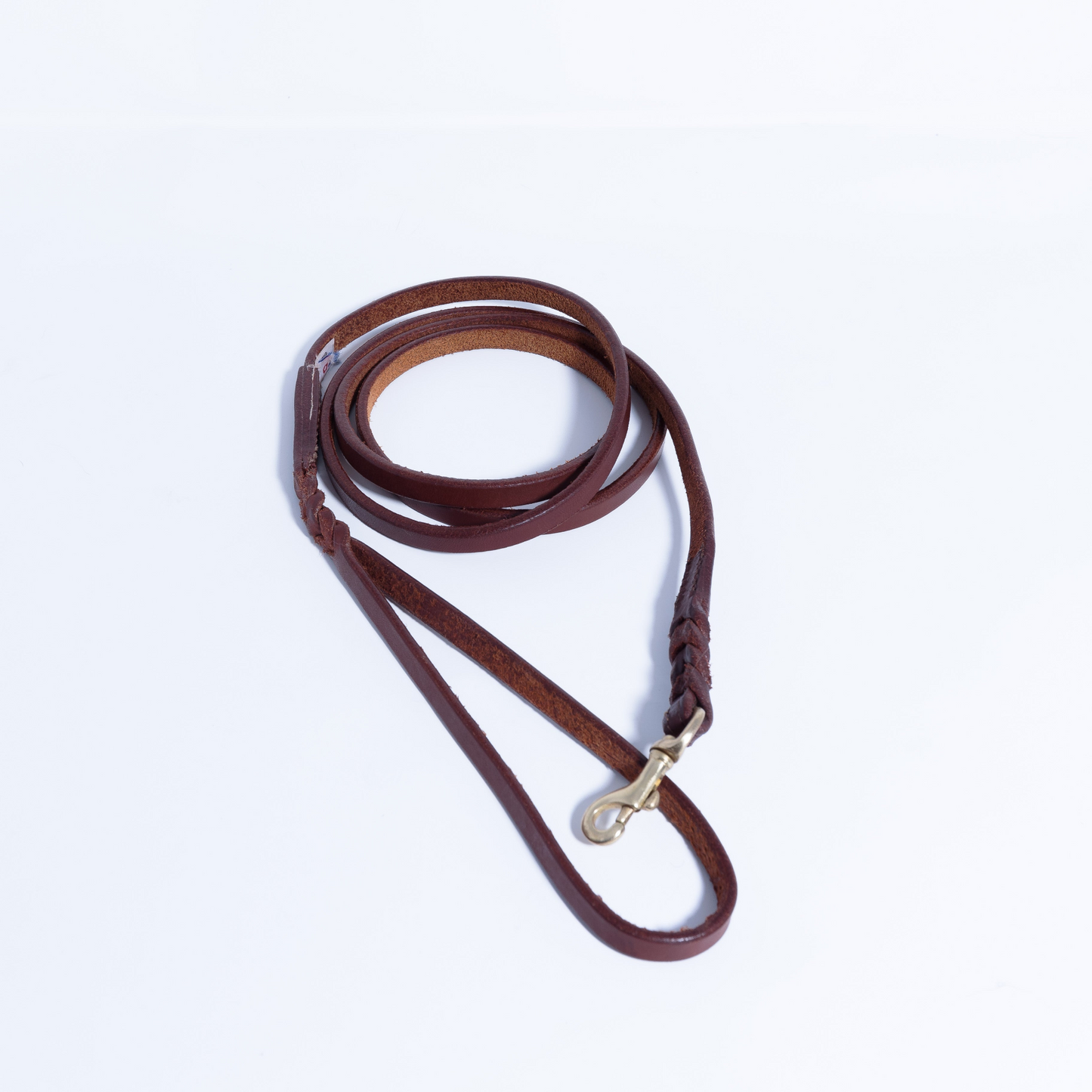 Braided Leather Dog Leash