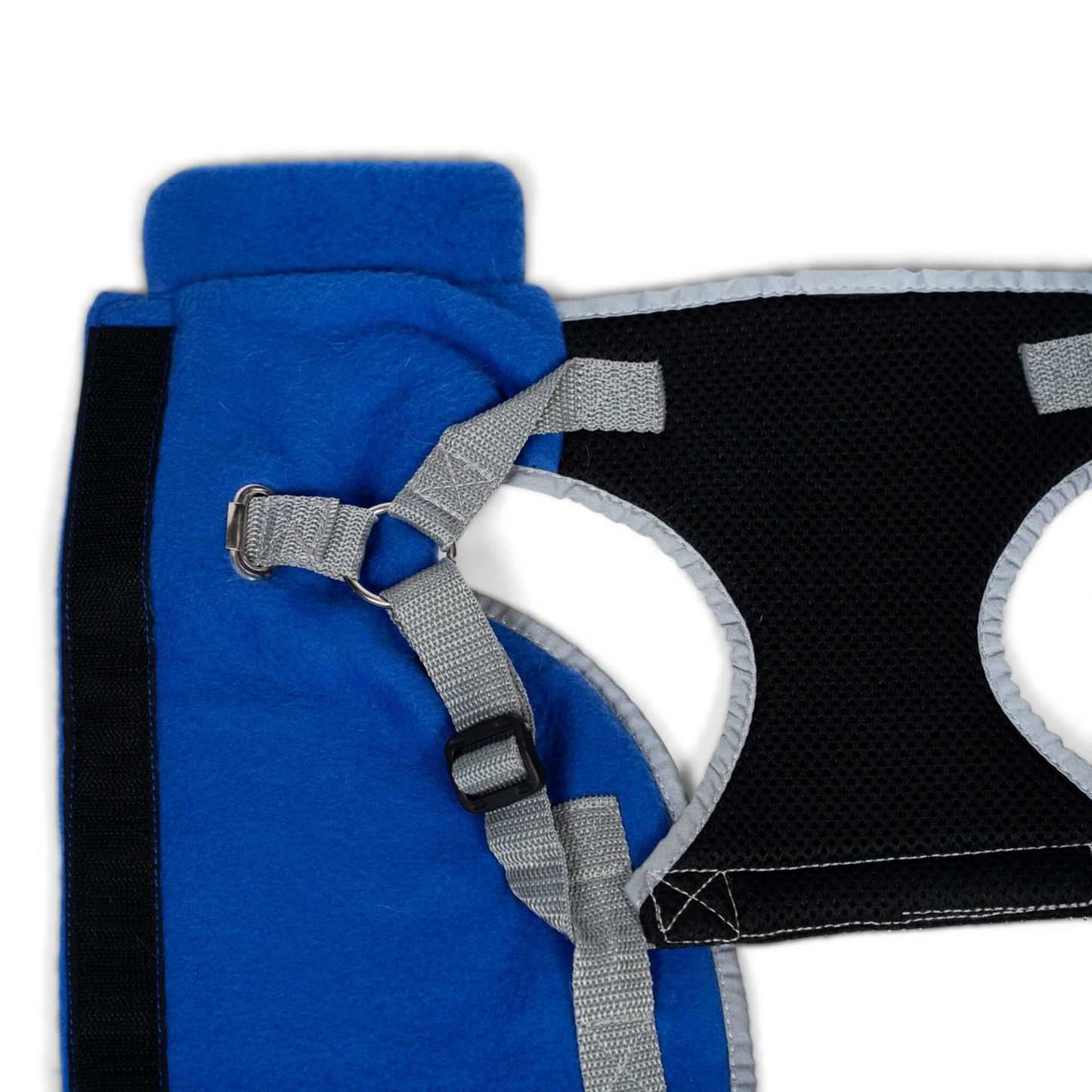 2-in-1 Travel Dog Vest With Built In Harness - Royal Blue