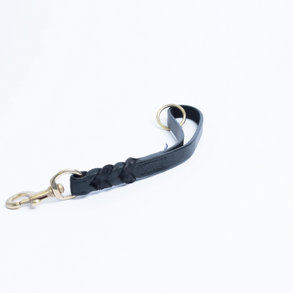 Braided Leather Dog Leash