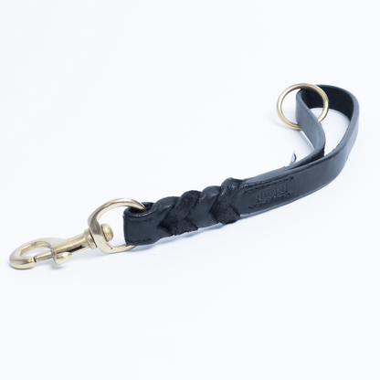 Braided Leather Dog Leash