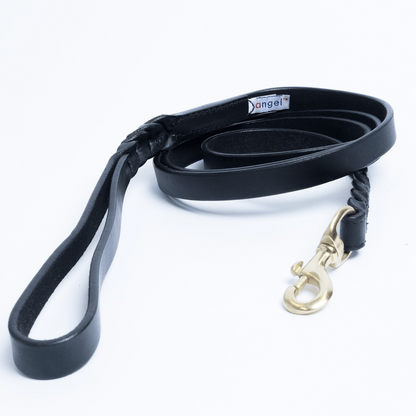 Braided Leather Dog Leash