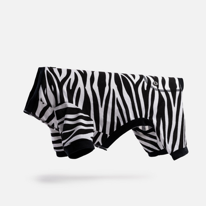 Matching Human & Dog Pajama - Zebra