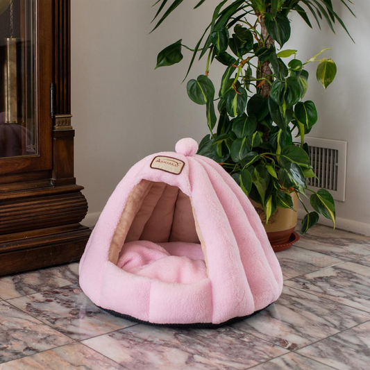 The "Princess" Cat Bed-Soft Pink