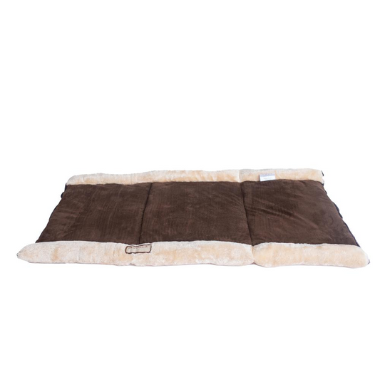 Cat Cave-Foldable Cat Bed-Mocha & Beige